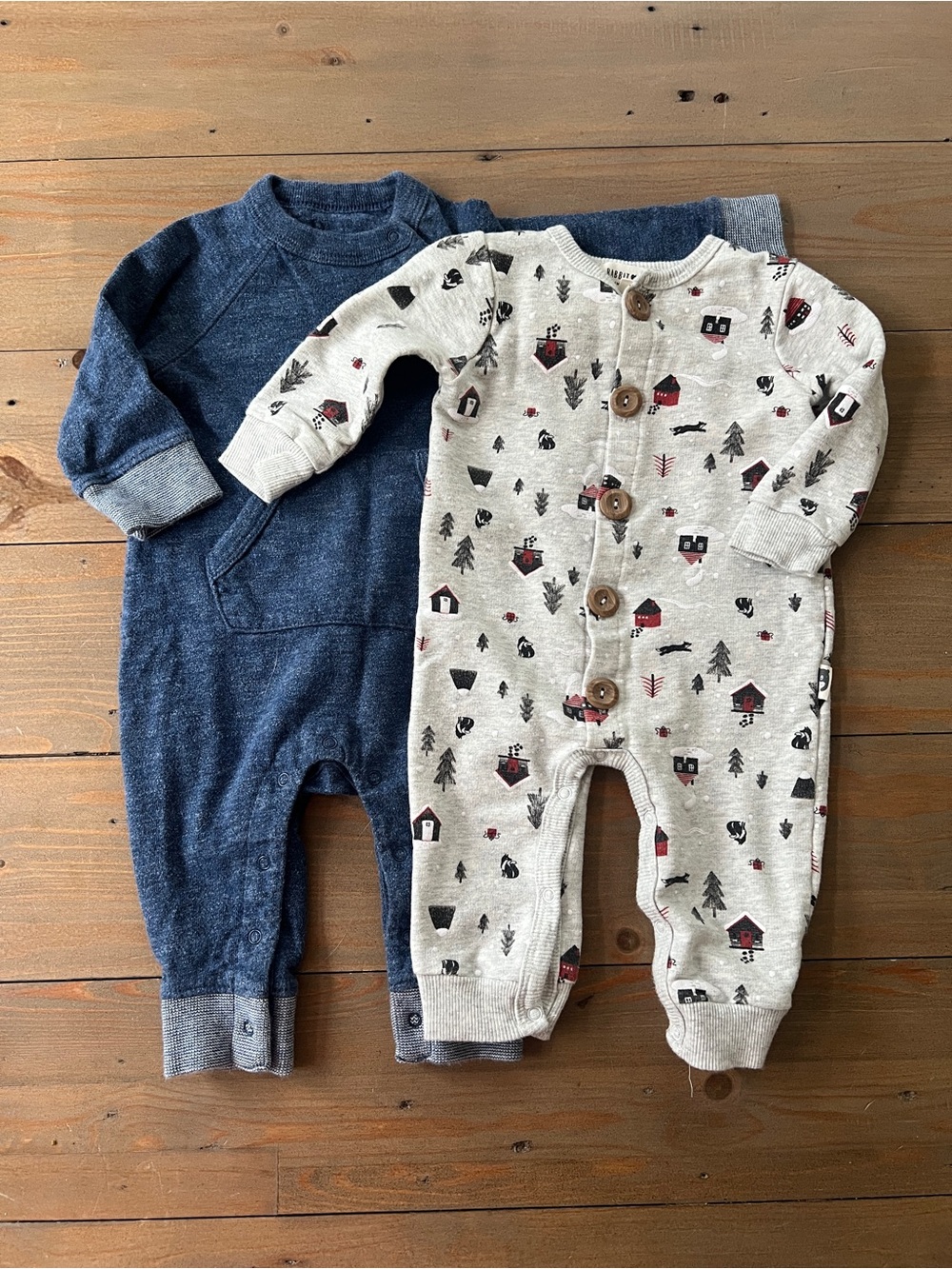 Baby Gap & Rabbit + Bear Romper Set - 3-6 Months